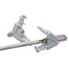 Mod. 1290/8-U. Conector telefónico modular macho RJ45 (8P8C) Cat6 Manual