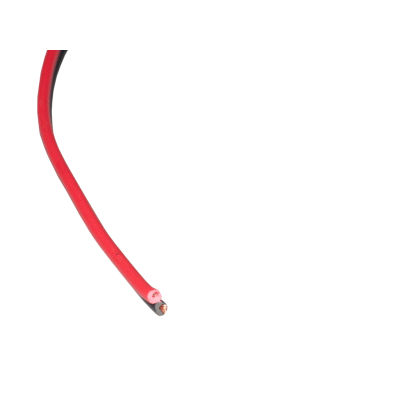 Mod. 1195. Cable audio bicolor rojo/negro