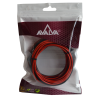 Mod. 1195. Cable audio bicolor rojo/negro